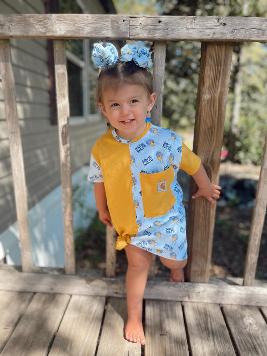 Custom Upcycle T-Shirt Dress