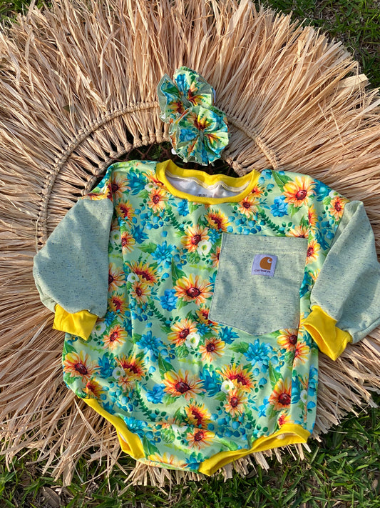 Custom Upcycle Sweater Romper